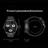 S9 1 53 Inch Smart Watch with Earbuds Waterproof Fitness Tracker Sports Recorder Heart Rate Blood Oxygen Monitor Black
