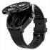 S9 1 53 Inch Smart Watch with Earbuds Waterproof Fitness Tracker Sports Recorder Heart Rate Blood Oxygen Monitor Black