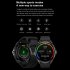S9 1 53 Inch Smart Watch with Earbuds Waterproof Fitness Tracker Sports Recorder Heart Rate Blood Oxygen Monitor Black