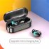 S9 Bluetooth compatible Headphones Tws Wireless Binaural Smart Touch control Game Earbuds Sport Earphones black