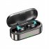 S9 Bluetooth compatible Headphones Tws Wireless Binaural Smart Touch control Game Earbuds Sport Earphones black