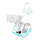 S900 Wireless Earphones Stereo Earbuds With Power Display Charging Case Gaming Headphones For Sports Work Cycling White