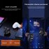 S980 Single Bluetooth Headphone Digital Display Handsfree Earphone Mini In ear Invisible Business Headset black