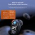 S980 Single Bluetooth Headphone Digital Display Handsfree Earphone Mini In ear Invisible Business Headset black