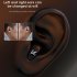S980 Single Bluetooth Headphone Digital Display Handsfree Earphone Mini In ear Invisible Business Headset black