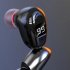 S980 Single Bluetooth Headphone Digital Display Handsfree Earphone Mini In ear Invisible Business Headset black