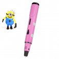 3D Stereoscopic Extrusion Modeling Pen (Pink)
