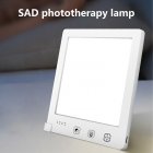SAD Phototherapy Lamp USB Charging 3 Modes 2000-6000-10000 Lux Solar Panel Light
