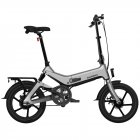 SAMEBIKE G7186 Electric Bicycle Foldable Bike Variable Speed City E bike 250W Motor 16inch Wheels 7 5Ah Battery Max 25Km h  gray