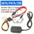 SATA PATA IDE to USB 2 0 Adapter Converter Cable for Hard Drive Disk 2 5  3 5 