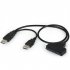 SATA to USB 2 0 Converter Hard Drive Adapter Cable for SSD HDD Black Black
