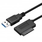SATA to USB 3 0 SATA7 6 13 Pin Sata Cable CD Driver Recording Line for HDD Drive Adapter black