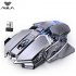 SC300 Wireless Gaming Mouse 4 Colors Lights 7 Buttons Mechanical Silent Computer Mouse 1600DPI For Laptop Tablet silver