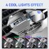 SC300 Wireless Gaming Mouse 4 Colors Lights 7 Buttons Mechanical Silent Computer Mouse 1600DPI For Laptop Tablet silver