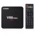 SCISHION V88 Pro  TV Box with 2GHZ quad core CPU   2GB RAM brings you a full home entertainment system with 3D movie support  Kodi 16 1 an Android 6 0 interface