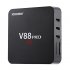 SCISHION V88 Pro  TV Box with 2GHZ quad core CPU   2GB RAM brings you a full home entertainment system with 3D movie support  Kodi 16 1 an Android 6 0 interface