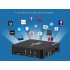 SCISHION V88 Pro  TV Box with 2GHZ quad core CPU   2GB RAM brings you a full home entertainment system with 3D movie support  Kodi 16 1 an Android 6 0 interface
