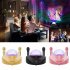 SD308  BT Speaker  Wireless Karaoke With Colorful Stage Lights And Microphone black