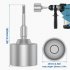 SDS Plus Ground Rod Driver 30 45 65mm Heavy Duty T Post Ground Rod Driver Tool Forged Steel Drill Bit Driver Hammer Round handle 30mm