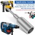 SDS Plus Ground Rod Driver Heavy Duty T Post Ground Rod Driver Tool Forged Steel Drill Bit Driver 65mm