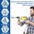 SDS Plus Ground Rod Driver Heavy Duty T Post Ground Rod Driver Tool Forged Steel Drill Bit Driver 65mm