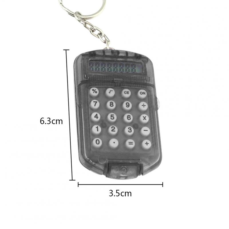 Pocket Keychain Calculator Small Portable Mini Electronic Calculator Flip Calculator For Kids Home Students School 