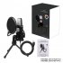 SF666R USB Wired Microphone Professional Video Recording RGB Condensador Gaming Microphone Noise Reduction Mic With Stand For Podcast Recording Studio Streaming