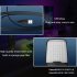 SF666R USB Wired Microphone Professional Video Recording RGB Condensador Gaming Microphone Noise Reduction Mic With Stand For Podcast Recording Studio Streaming