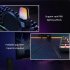 SF666R USB Wired Microphone Professional Video Recording RGB Condensador Gaming Microphone Noise Reduction Mic With Stand For Podcast Recording Studio Streaming