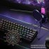 SF666R USB Wired Microphone Professional Video Recording RGB Condensador Gaming Microphone Noise Reduction Mic With Stand For Podcast Recording Studio Streaming