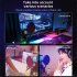 SF666R USB Wired Microphone Professional Video Recording RGB Condensador Gaming Microphone Noise Reduction Mic With Stand For Podcast Recording Studio Streaming
