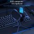 SF666R USB Wired Microphone Professional Video Recording RGB Condensador Gaming Microphone Noise Reduction Mic With Stand For Podcast Recording Studio Streaming