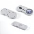 SF900 Dual Game Controllers Hand Grip HD Video Games Console Ergonomic Design Comfort Handheld Controllers White Gray