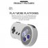 SF900 Dual Game Controllers Hand Grip HD Video Games Console Ergonomic Design Comfort Handheld Controllers White Gray