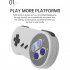 SF900 Dual Game Controllers Hand Grip HD Video Games Console Ergonomic Design Comfort Handheld Controllers White Gray