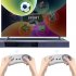 SF900 Dual Game Controllers Hand Grip HD Video Games Console Ergonomic Design Comfort Handheld Controllers White Gray