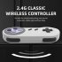 SF900 Dual Game Controllers Hand Grip HD Video Games Console Ergonomic Design Comfort Handheld Controllers White Gray