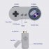 SF900 Dual Game Controllers Hand Grip HD Video Games Console Ergonomic Design Comfort Handheld Controllers White Gray