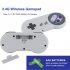 SF900 Dual Game Controllers Hand Grip HD Video Games Console Ergonomic Design Comfort Handheld Controllers White Gray