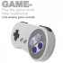 SF900 Dual Game Controllers Hand Grip HD Video Games Console Ergonomic Design Comfort Handheld Controllers White Gray