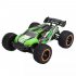 SG1602 1 16 2 4G 30KM H Brush Simulation Large Caster Leather Grip RC Car Big Foot High Speed Vehicle Models with LED lights green