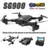 SG900 Drone Dual Camera HD 720P Profession FPV Wifi RC Drone Fixed Point Altitude Hold Follow Me Dron Quadcopter 4K 2 battery