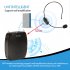 SHIDU 10 Watts UHF Wireless Voice Amplifier with Comfortable Headset Waist Neck Band and Belt Clip for Teachers Tour Guides Training Meeting Support Recording T