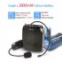 SHIDU 10 Watts UHF Wireless Voice Amplifier with Comfortable Headset Waist Neck Band and Belt Clip for Teachers Tour Guides Training Meeting Support Recording T