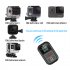 SHOOT For GoPro WiFi Remote Control with Charger Cable Wrist Strap Waterproof Remoter for Go Pro Hero 7 6 5 4 Session Accessory black