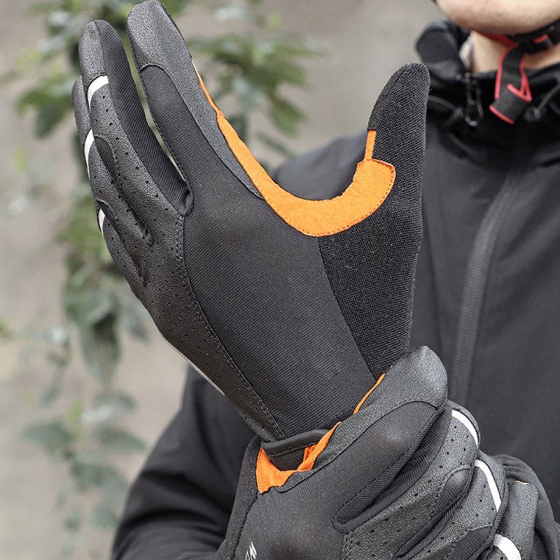 Cycling Gloves Mountain Bike Gloves Touch Screen Full Finger Biking Gloves For Men Women Outdoor Running Cycling S