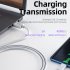 SIMU 1 5M 5A Super Fast Charge TYPE C Mobile Phone Wire Soft Data Cable  USB Charging Plug white Type c