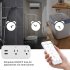 SIMU Alexa Google Home WiFi Smart DC Power Phone Socket US Standard Switche Conversion Plug white US Plug