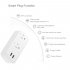 SIMU Alexa Google Home WiFi Smart DC Power Phone Socket US Standard Switche Conversion Plug white US Plug
