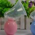 SIMU Portable Liquid Silicone Rubber Strong Suction Manual Breast Pump Pink